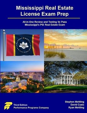 portada Mississippi Real Estate License Exam Prep: All-in-One Review and Testing to Pass Mississippi's PSI Real Estate Exam (en Inglés)