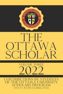 portada The Ottawa Scholar: Volume Three, 2022 (in English)