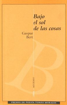 portada Bajo el sol de las Cosas (in Spanish)
