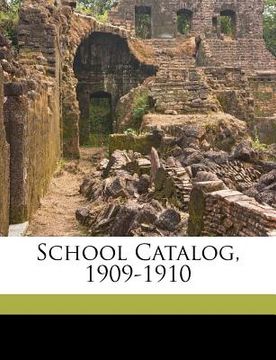 portada school catalog, 1909-1910 (in English)