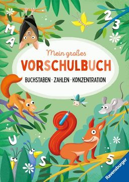 portada Mein Großes Vorschulbuch: Buchstaben Zahlen Konzentration