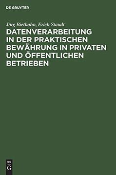 portada Datenverarbeitung in der Praktischen Bewährung in Privaten und Öffentlichen Betrieben (in German)