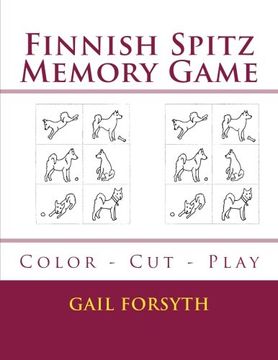 portada Finnish Spitz Memory Game: Color - Cut - Play