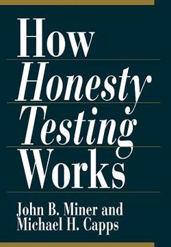 portada how honesty testing works (en Inglés)