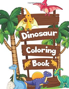 portada Dinosaur Coloring Book: Great Gift for Boys & Girls 