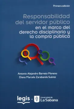 portada Responsabilidad del Servidor Público en el Marco del Derecho Disciplinario y la Compra Pública