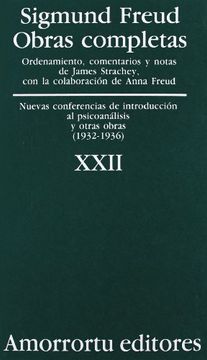 portada Obras Completas (Vol. Xxii): Nuevas Conferencias de Introduccion al Psicoanalisis y Otras Obras (1932-1936)