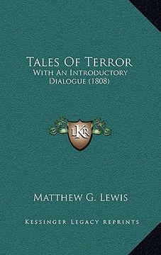 portada tales of terror: with an introductory dialogue (1808) (en Inglés)
