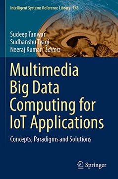portada Multimedia big Data Computing for iot Applications: Concepts, Paradigms and Solutions (Intelligent Systems Reference Library, 163, Band 163)