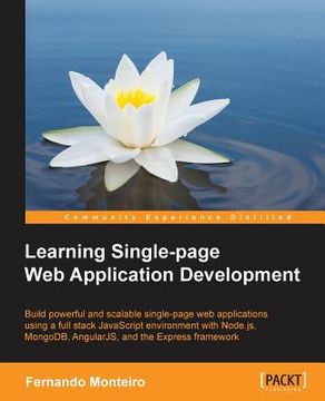 portada Learning Single Page Web Application Development (en Inglés)