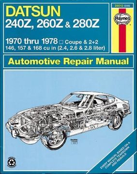 portada Datsun 240Z, 260Z & 280Z (70 - 78) (Usa Service & Repair Manuals) (in English)