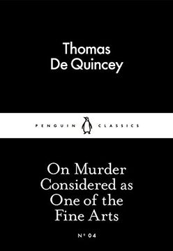 portada On Murder Considered As One Of The Fine Arts (Penguin Little Black Classics)