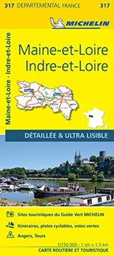 portada Indre-Et-Loire Maine-Et-Loire - Michelin Local map 317: Map
