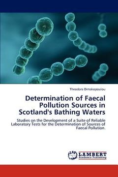 portada determination of faecal pollution sources in scotland's bathing waters (en Inglés)