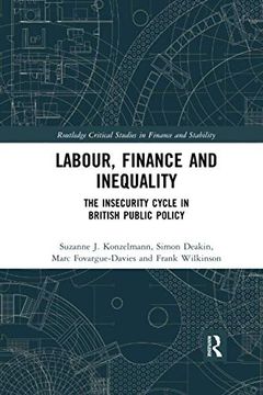 portada Labour, Finance and Inequality (Routledge Critical Studies in Finance and Stability) (in English)