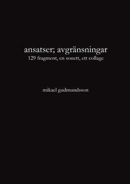 portada ansatser; avgränsningar (in Swedish)