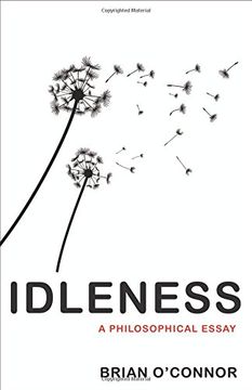 portada Idleness: A Philosophical Essay (en Inglés)