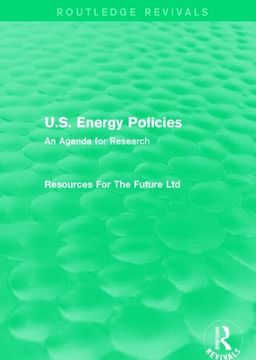 portada U.S. Energy Policies (Routledge Revivals): An Agenda for Research (in English)