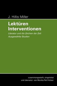 portada Lektüren - Interventionen (en Alemán)