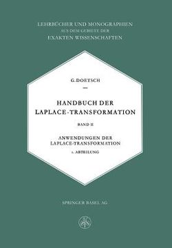 portada Handbuch Der Laplace-Transformation: Band II. Anwendungen Der Laplace-Transformation (en Alemán)