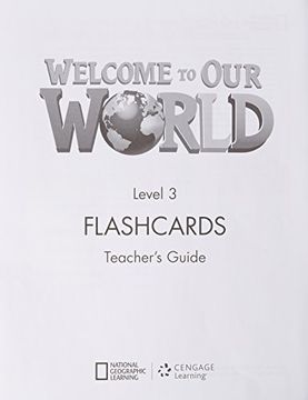 portada Welcome to our World 3: Flashcards set 