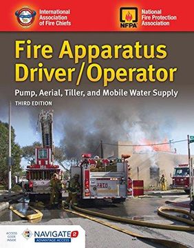 portada Fire Apparatus Driver/Operator: Pump, Aerial, Tiller, and Mobile Water Supply: Pump, Aerial, Tiller, and Mobile Water Supply (in English)