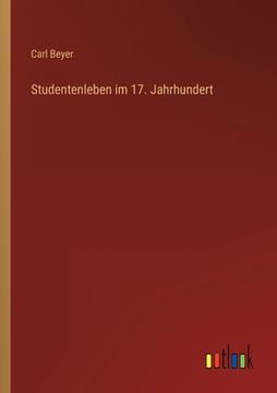 portada Studentenleben im 17. Jahrhundert (in German)