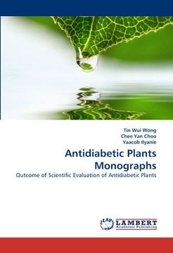 portada antidiabetic plants monographs (en Inglés)