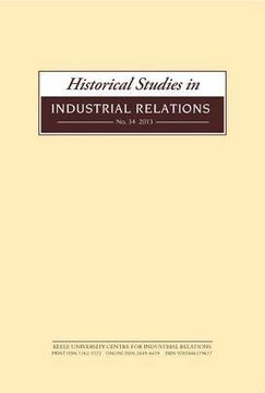 portada Historical Studies in Industrial Relations, No. 34 (en Inglés)