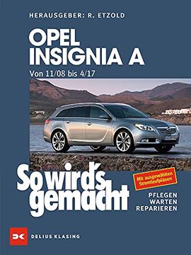 portada Opel Insignia a. Von 11/08 bis 04/17 (en Alemán)