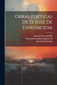 portada Obras Poeticas de d. José de Espronceda