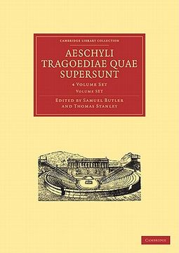 portada Aeschyli Tragoediae Quae Supersunt 4 Volume Paperback Set (en Latin)