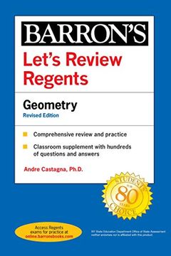 portada Let'S Review Regents: Geometry Revised Edition (Barron'S Regents ny) (en Inglés)