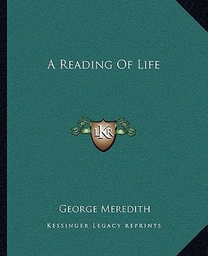 portada a reading of life (en Inglés)