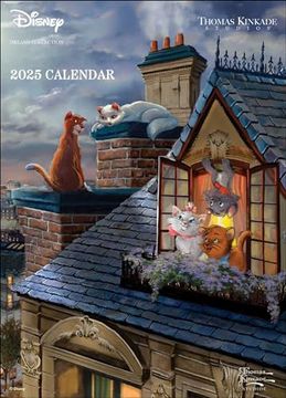 portada Disney Dreams Collection by Thomas Kinkade Studios: 12-Month 2025 Monthly/Weekly Engagement Calendar (en Inglés)