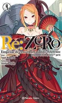 portada Re: Zero (Novela) nº 04: Empezar de Cero en un Mundo Diferente. Volumen 3. Una Semana en la Mansión 2ª Parte (Manga Novelas (Light Novels))