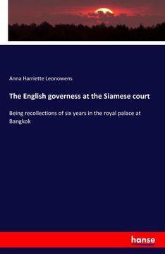 portada The English Governess at the Siamese Court