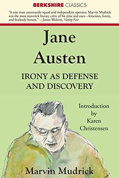 portada Jane Austen: Irony as Defense and Discovery (Berkshire Classics) 