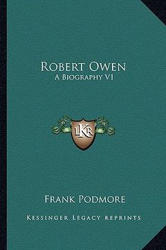 portada robert owen: a biography v1 (en Inglés)