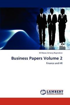 portada business papers volume 2 (en Inglés)