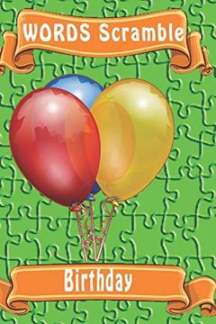 portada Word Scramble Birthday: Word Scramble Game is one of the fun Word Search Games for Kids to Play at Your Next Cool Kids Party (in English)