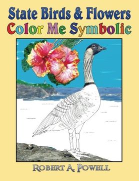 portada State Birds & Flowers: Color Me Symbolic (en Inglés)