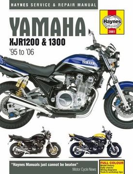 portada Yamaha XJR 1200/1300 Service and Repair Manual (Haynes Service and Repair Manuals)
