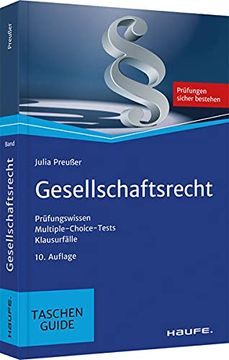 portada Gesellschaftsrecht: Prüfungswissen, Multiple-Choice-Tests, Klausurfälle (Haufe Taschenguide) (en Alemán)