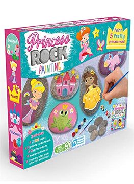 portada Princess Rock Painting: Trend box Sets Children (English Educational Books) (en Inglés)