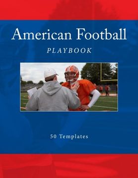 portada American Football Playbook: 50 Templates (Team Colors) (Volume 1)