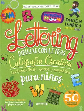 portada Lettering Para Niños. Dibujar con Letras (in Spanish)