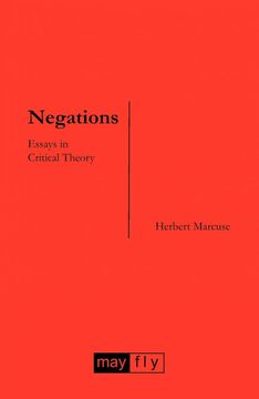 portada Negations: Essays in Critical Theory 