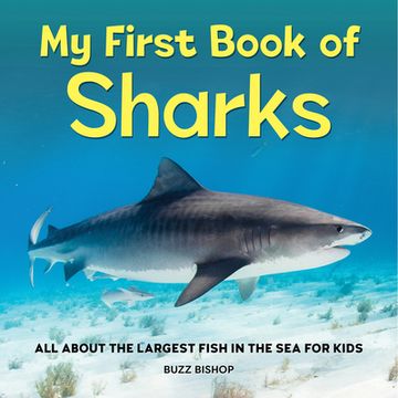 portada My First Book of Sharks: All About the Largest Fish in the sea for Kids (en Inglés)