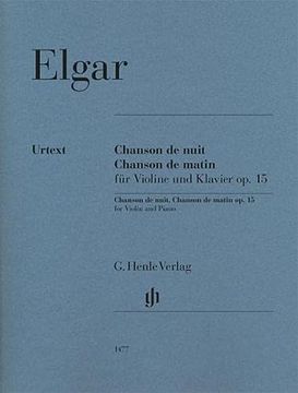 portada Chanson de Nuit, Chanson de Matin op. 15 Pour Violon et Piano
